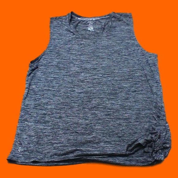 Jillian Michaels Women's IMPACT Tie Bottom Comfort Pullover Gray Shirt (Size XL) - Picture 12 of 16